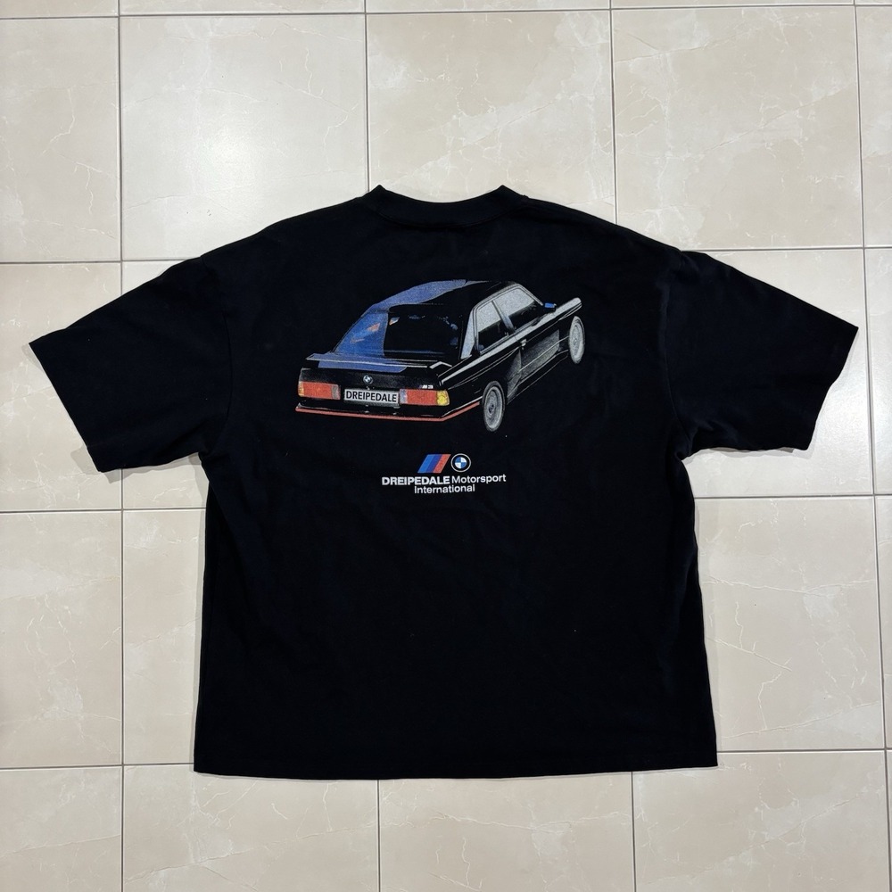 Vintage Dreipedale Shirt BMW M3 Racing F1 Formula Cars Motor Sport Men's L Y2K